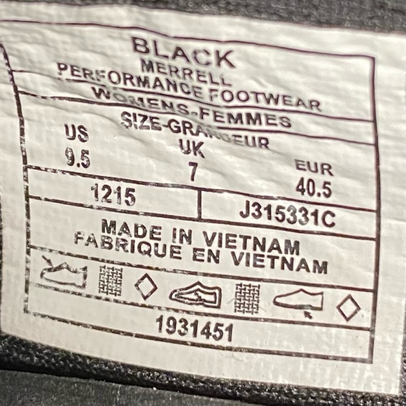 Womens 9.5 Merrell Kamori Eden Slip On Sneakers Grey SEF1573 - Picture 8 of 8